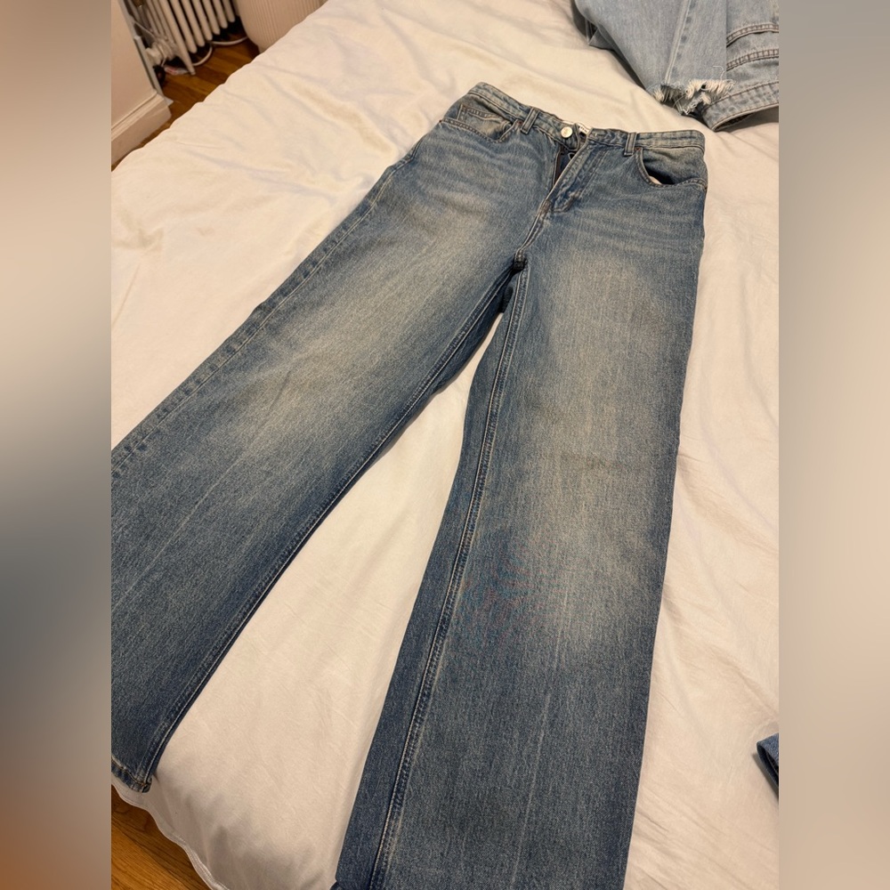 Reformation - Wilder High Rise Wide Leg Jeans - Dillon - size 28